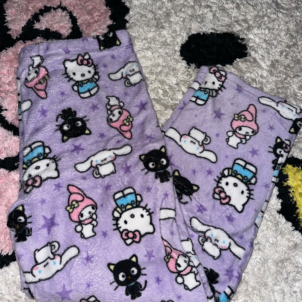 Cute Purple Character Pajama Pants